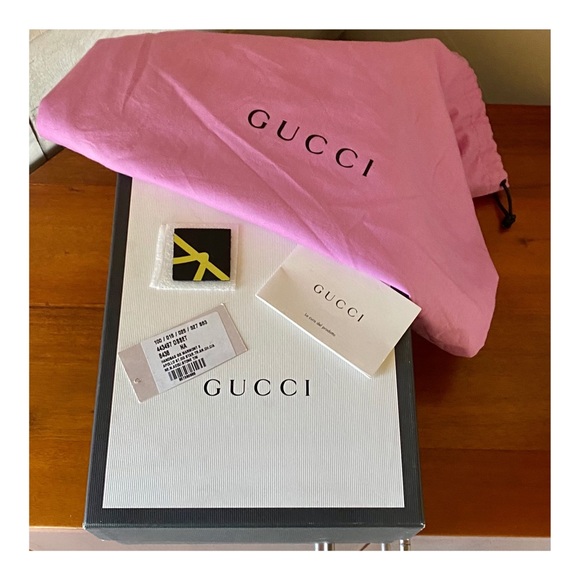 ☺️SOLD☺️AUTHENTIC GUCCI CROSSBODY QUILTED GHOST MARMONT MEDIUM BAG - Picture 12 of 13